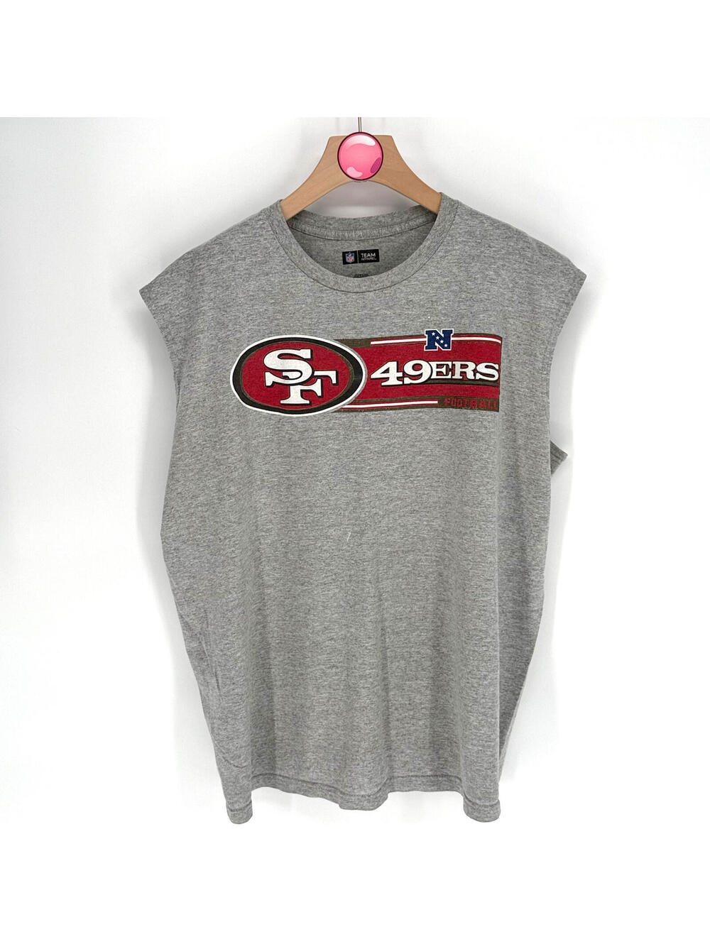 NFL San Francisco 49ers Team Apparel Gray Tank Top Football Fan Men’s Size 2XL